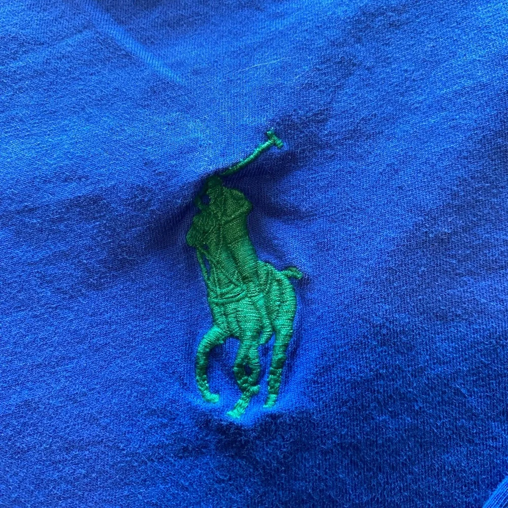 Polo Ralph Lauren Men's Big Pony Logo Graphic Print‎ Long Sleeve T-Shirt SZ XXL